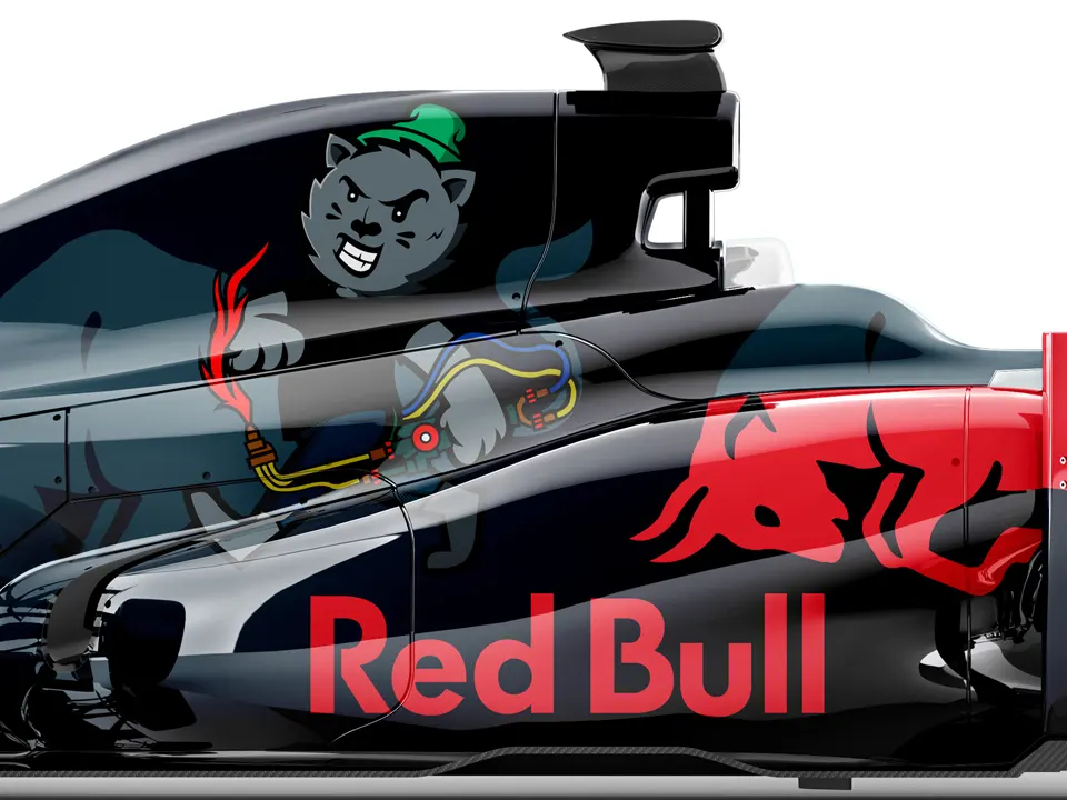 Formula one livery made with Photoshop.